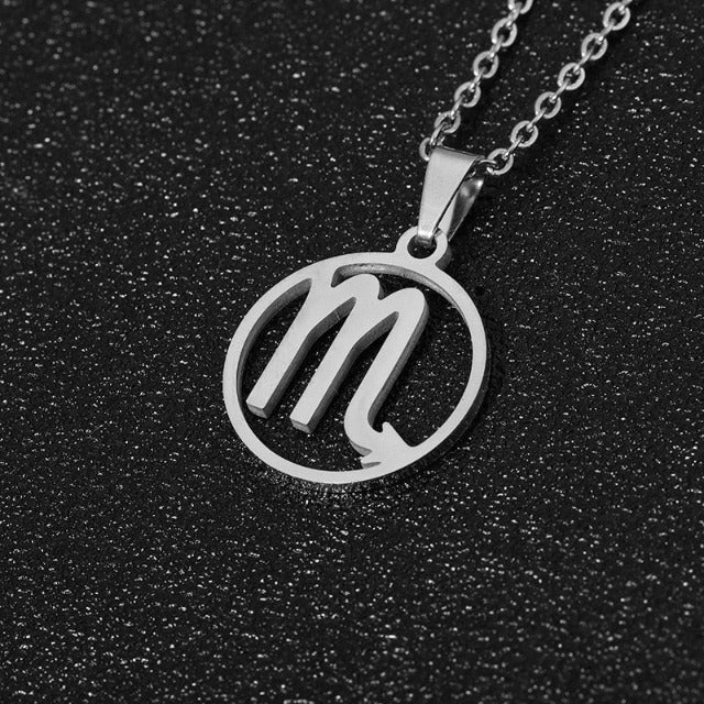 Collar Colgante Signo del Zodiaco 12 Constelaciones