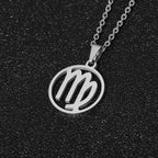 Collar Colgante Signo del Zodiaco 12 Constelaciones
