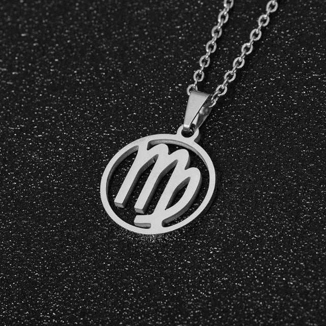 Collar Colgante Signo del Zodiaco 12 Constelaciones