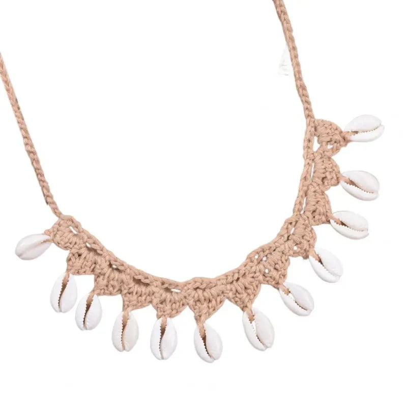 Collar Gargantilla Estilo Bohemio Concha Cauri