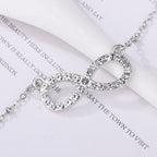 Collar Símbolo Infinito Colgante Mujer plata