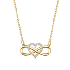 Collar Símbolo Infinito Colgante Mujer oro