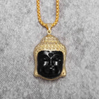 Collar Cabeza de Buda negro