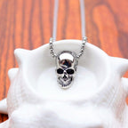 Collar Calavera de Plata