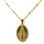 Collar Virgen María oro