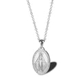 Collar Virgen María plata
