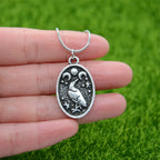Collar Vikingo con Colgante Cuervo de Odín tipo 2