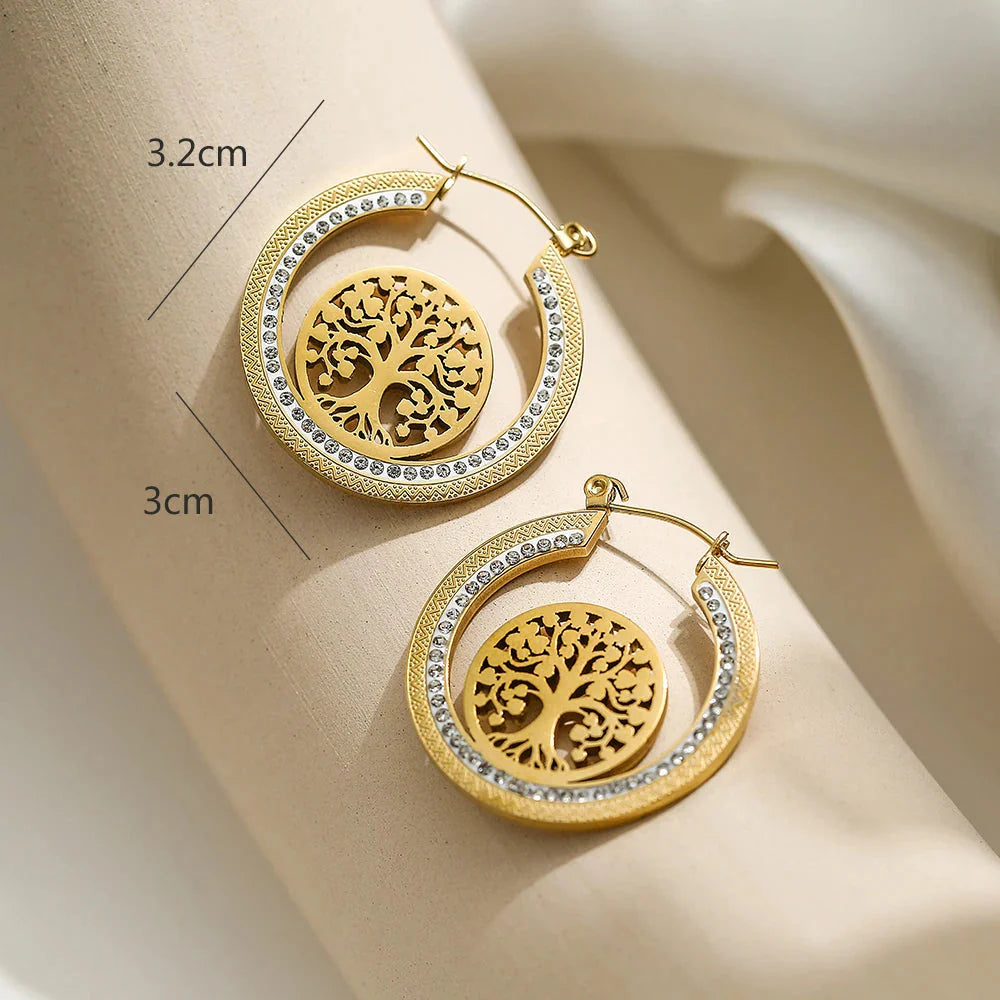 Aros Árbol de la Vida para Mujer