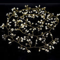 Decoración para el cabello de boda para mujer oro