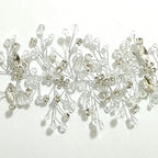 Diadema de Boda con Diamantes y Flores