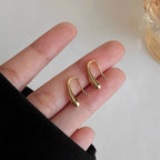 Pendientes finos colgantes Gota de Agua oro