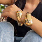 Gran Pulsera Gourmet Gota de Agua oro