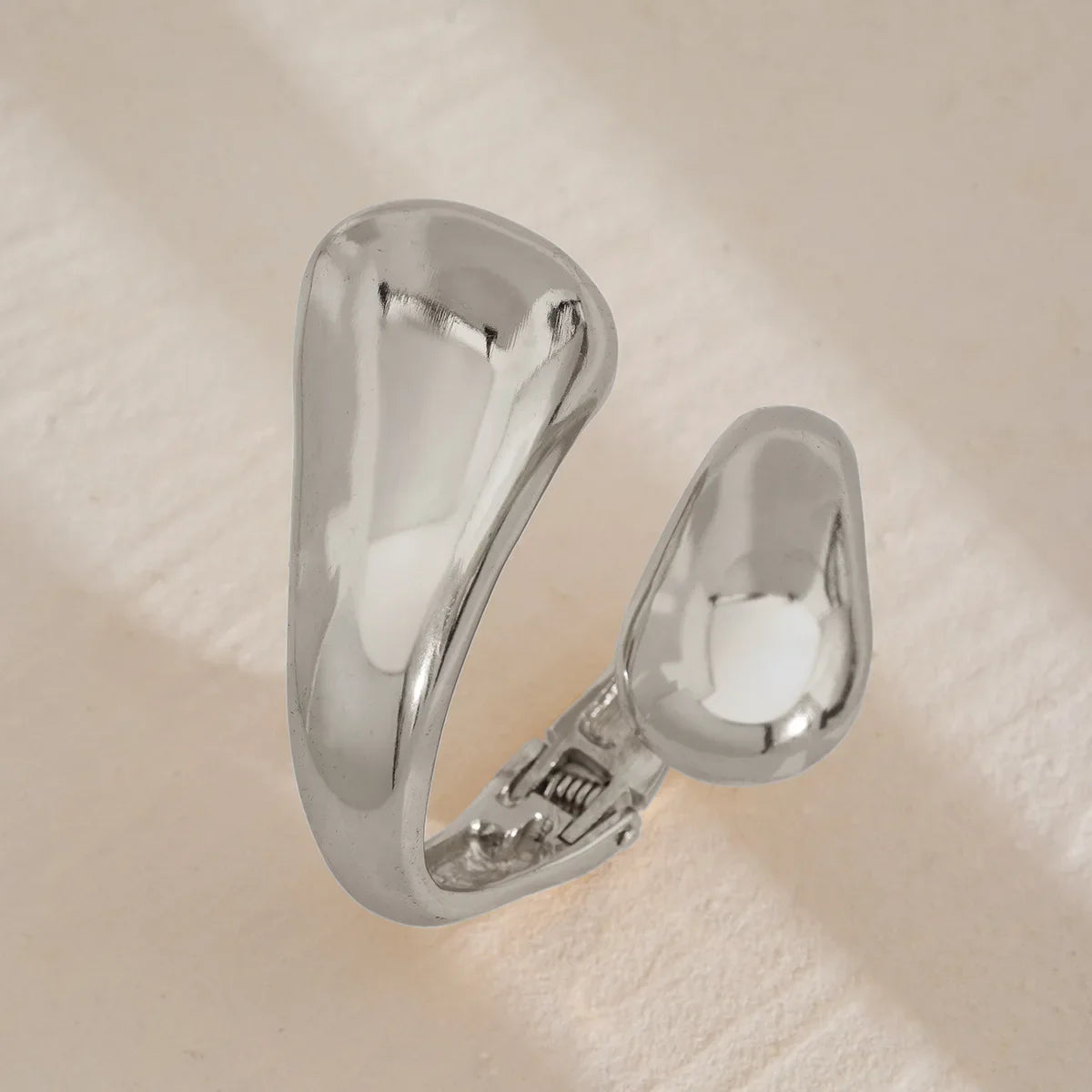 Gran Pulsera Gourmet Gota de Agua plata