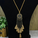 Collar con Colgante de Estilo Étnico con Flecos estilo 2