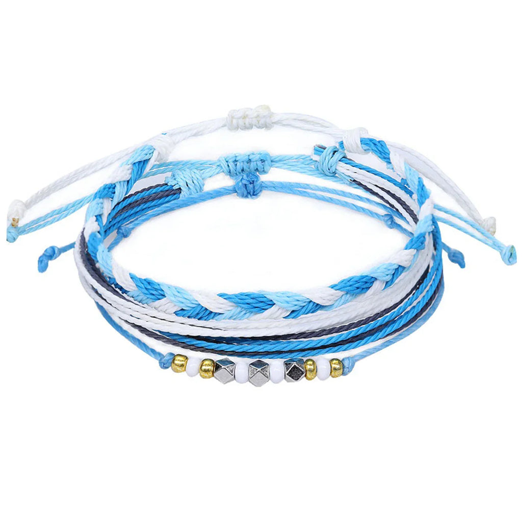Lot de 3 bracelets brésiliens colorés pour femme