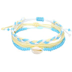 Lot de 3 bracelets brésiliens colorés pour femme