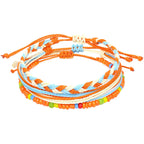 Lot de 3 bracelets brésiliens colorés pour femme