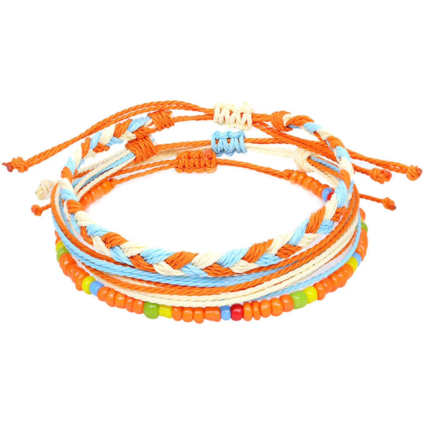 Lot de 3 bracelets brésiliens colorés pour femme