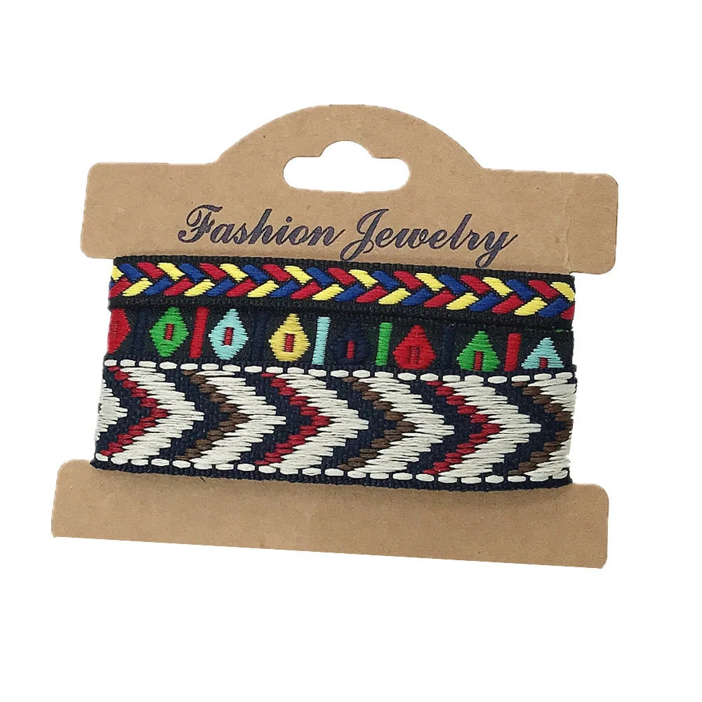 Lot de 3 bracelets brésiliens style ethnique fait main