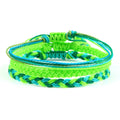 Lot de 3 bracelets brésiliens tressés multicolores