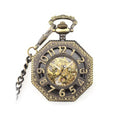 Reloj de Bolsillo Steampunk Mecánico Hombre Mujer