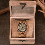 Reloj Viking Hombre Madera madera