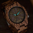 Reloj Viking Hombre Madera madera