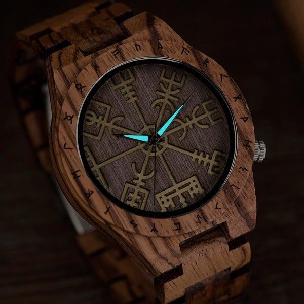 Reloj Viking Hombre Madera madera