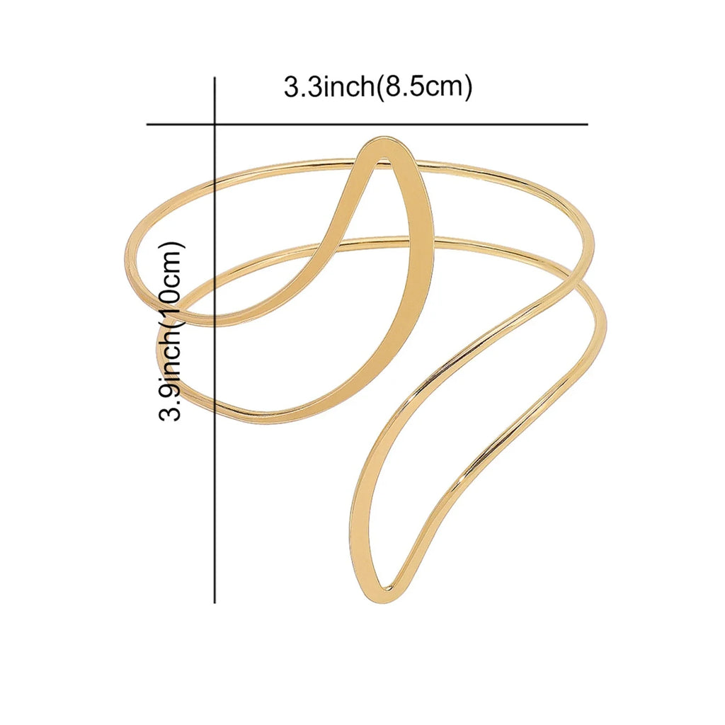 Adorno Elegante para la Parte Superior del Brazo - Brazalete de Brazo y Joya Cadena de Bíceps para Mujer