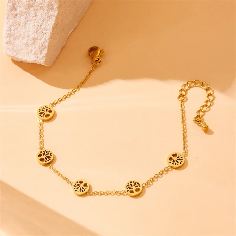 Conjunto Árbol de la Vida Collar, Pulsera y Pendientes