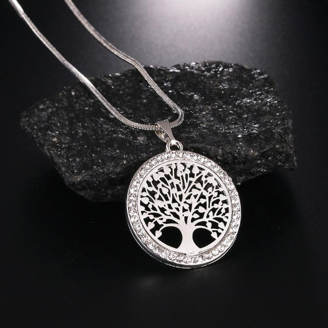 Colgante Árbol de la Vida Oro plateado