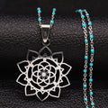 Colgante Flor de la Vida Plata & Oro plata
