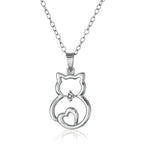 Colgante de Gato en Plata