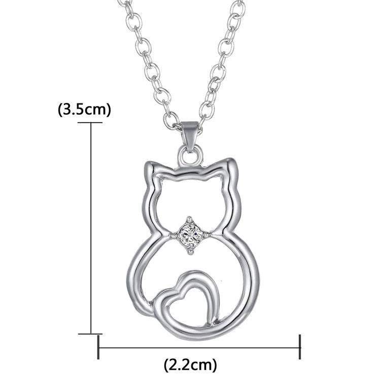 Colgante de Gato en Plata