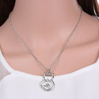 Colgante de Gato en Plata