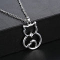 Colgante de Gato en Plata