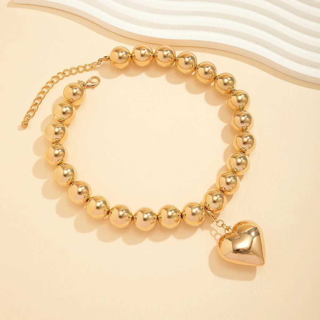 Colgante Corazón Mujer Collar de oro