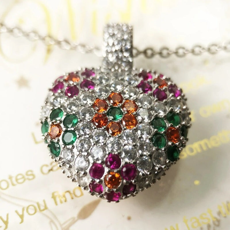 Colgante Corazón Florido - Exception®