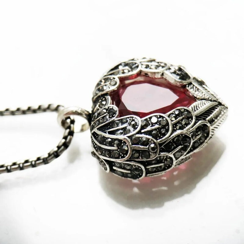 Colgante Corazón Rubí - Exception®