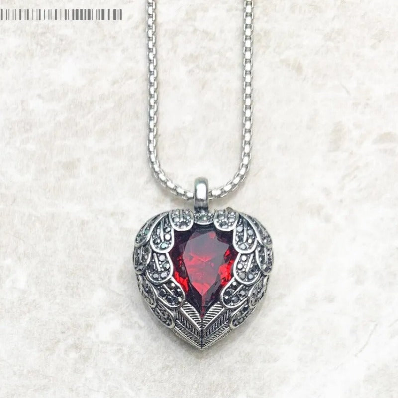 Colgante Corazón Rubí - Exception®