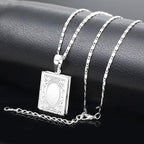 Colgante Corán Plata Oro Hombre Mujer plata