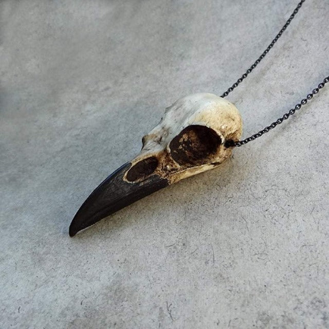 Colgante de Calavera de Cuervo