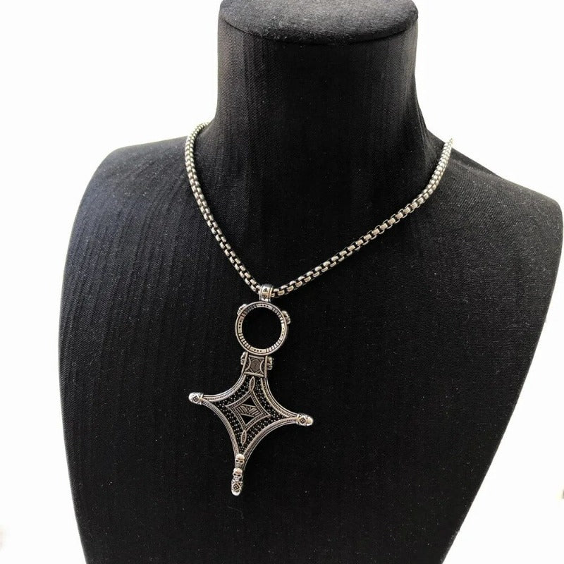 Colgante Cruz de Agadez en Plata - Exception®