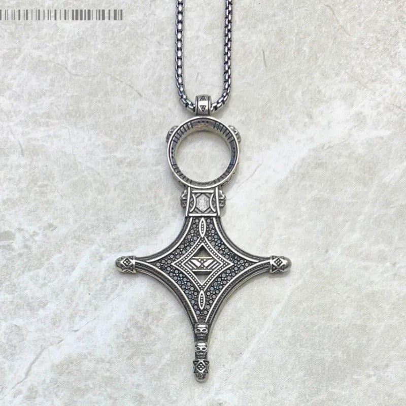Colgante Cruz de Agadez en Plata - Exception®