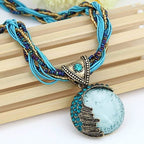 Colgante Étnico Mujer azul