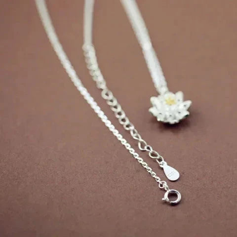Colgante Flor de Loto y Collar