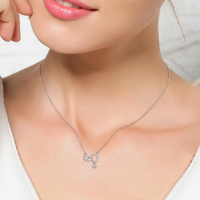 Colgante Infinito Plata Mujer
