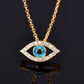 Colgante Ojo Azul oro