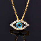 Colgante Ojo Azul oro