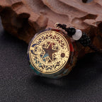 Colgante de Piedra Orgonita y Collar Hombre Mujer Protección y Meditación estrella